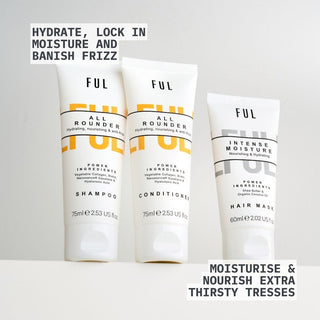 FUL Nourish and Restore Set - Deep Hydration for Dry, Damaged or Curly Hair