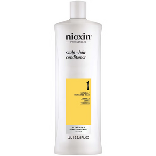 Nioxin Scalp and Hair Thickening System 1 Conditioner for Natural Hair with Light Thinning 1000ml