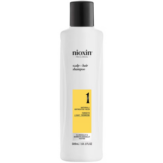 Nioxin Scalp and Hair Thickening System 1 Shampoo for Natural Hair with Light Thinning 300ml