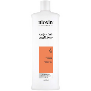 Nioxin Scalp and Hair Thickening System 4 Conditioner for Coloured Dry and Damaged Hair with Progressed Thinning 1000ml