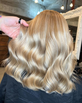 Full Head Highlights, Toner and Blow Dry