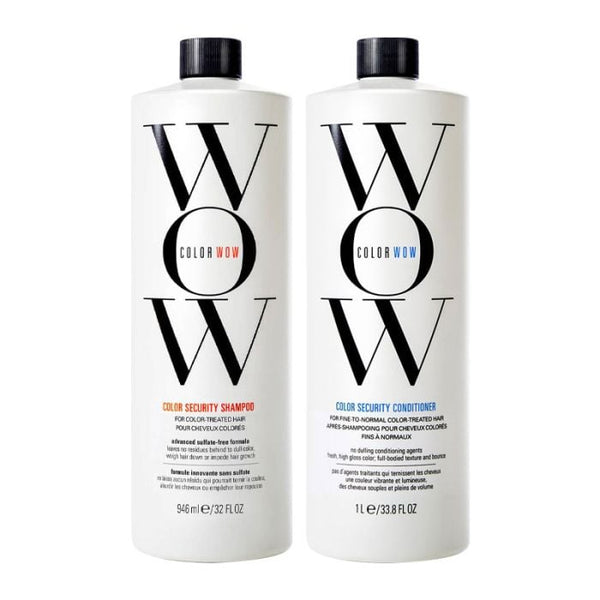 Color Wow Color Security Shampoo & Conditioner for Fine to Normal Hair 946ml - The LTL Shop