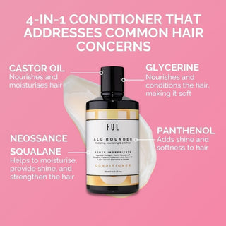 FUL All-Rounder Conditioner 250ml – Moisturising Sulphate-Free Care for Dry, Frizzy Hair - The LTL Shop