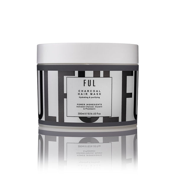 FUL Charcoal Hair Mask 300ml – Deep Cleansing & Detox Treatment for Oily Hair & Scalp | Purifies & Balances - The LTL Shop