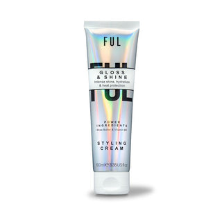 FUL Gloss and Shine Styling Cream 100ml – Lightweight Anti-Frizz, Heat Protection, Hydration & Radiant Shine - The LTL Shop