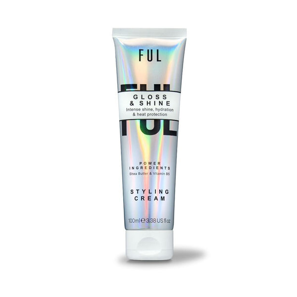 FUL Gloss and Shine Styling Cream 100ml – Lightweight Anti-Frizz, Heat Protection, Hydration & Radiant Shine - The LTL Shop