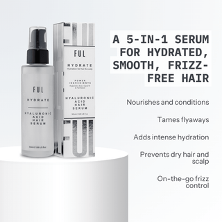FUL Hyaluronic Acid Hair Serum 50ml – Anti-Frizz Spray for Dry, Curly & Damaged Hair - The LTL Shop
