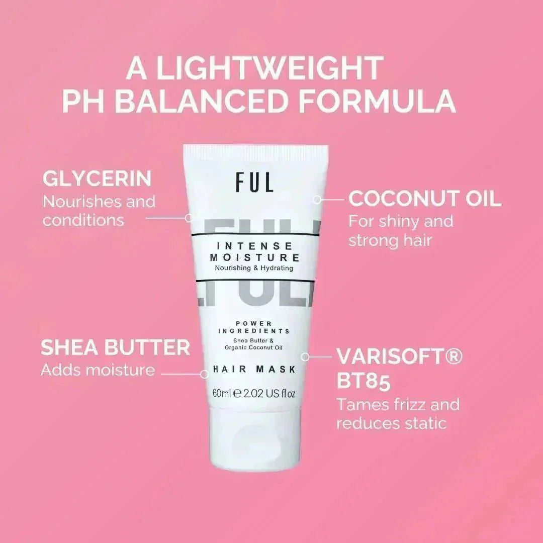 FUL Nourish and Restore Set - Deep Hydration for Dry, Damaged or Curly Hair - The LTL Shop