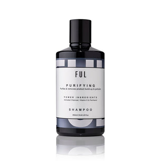 FUL Purifying Charcoal Shampoo 250ml – Clarifying Detox for Oily Scalp & Buildup | Deep Cleanser for Greasy Hair - The LTL Shop