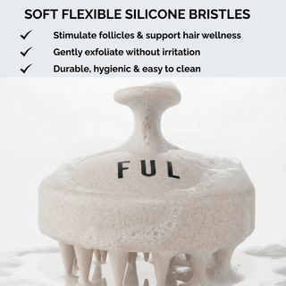 FUL Scalp Massager Brush – Silicone Exfoliator for Hair Growth, Flakes & Deep Cleansing - The LTL Shop
