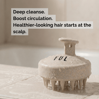 FUL Scalp Massager Brush – Silicone Exfoliator for Hair Growth, Flakes & Deep Cleansing - The LTL Shop