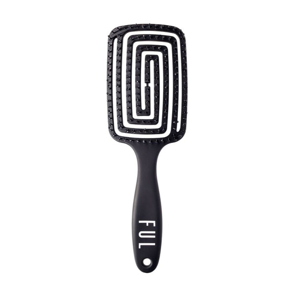 FUL Vented Hair Brush Black – Fast Blowdry Detangler with Anti-Static, Frizz Control Design - The LTL Shop