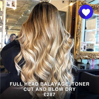 Full Head Balayage Toner Cut and Blow Dry