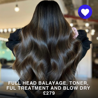 Full Head Balayage Toner FUL Intense Moisture Treatment and Blow Dry