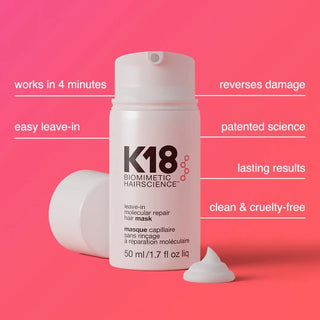 K18 Leave - In Molecular Repair Hair Mask 50ml - The LTL Shop