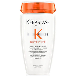 Kerastase Nutritive Bain Satin Riche High Nutrition Rich Shampoo for Very Dry Hair 250ml - The LTL Shop