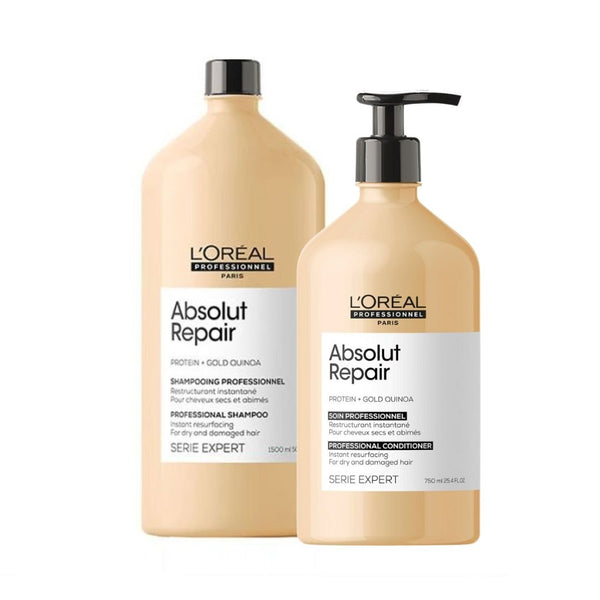 L'Oreal Professionnel Absolut Repair Shampoo 1500ml & Conditioner 750ml - The LTL Shop