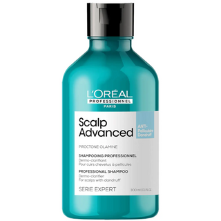 L'Oreal Professionnel Scalp Advanced Anti-Dandruff Dermo Clarifier Shampoo, L'Oreal Professionnel Scalp Advanced Anti-Dandruff Shampoo, L'Oreal Professionnel Scalp Advanced Anti-Dandruff Dermo Clarifier Shampoo 300ml