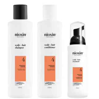 Nioxin Scalp and Hair Thickening System 4 for Coloured Dry and Damaged Hair with Progressed Thinning Trial Kit - The LTL Shop