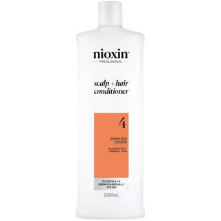 Nioxin Scalp and Hair Thickening System 4 Conditioner for Coloured, Dry and Damaged Hair with Progressed Thinning 1000ml - The LTL Shop