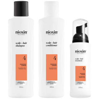 Nioxin Scalp and Hair Thickening System 4 for Coloured Dry and Damaged Hair with Progressed Thinning Loyalty Kit - The LTL Shop