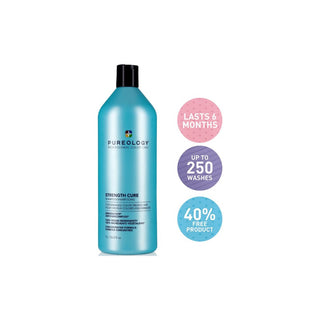 Pureology Strength Cure Shampoo 1000ml - The LTL Shop