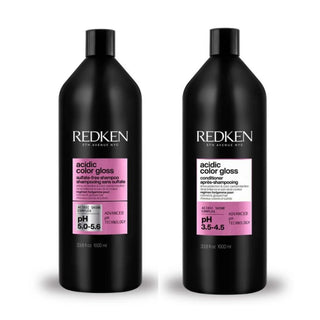 Redken Acidic Color Gloss Shampoo & Conditioner 1000ml Bundle - The LTL Shop