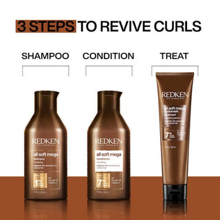 Redken All Soft Mega Curls Shampoo & Conditioner 1000ml Bundle - The LTL Shop