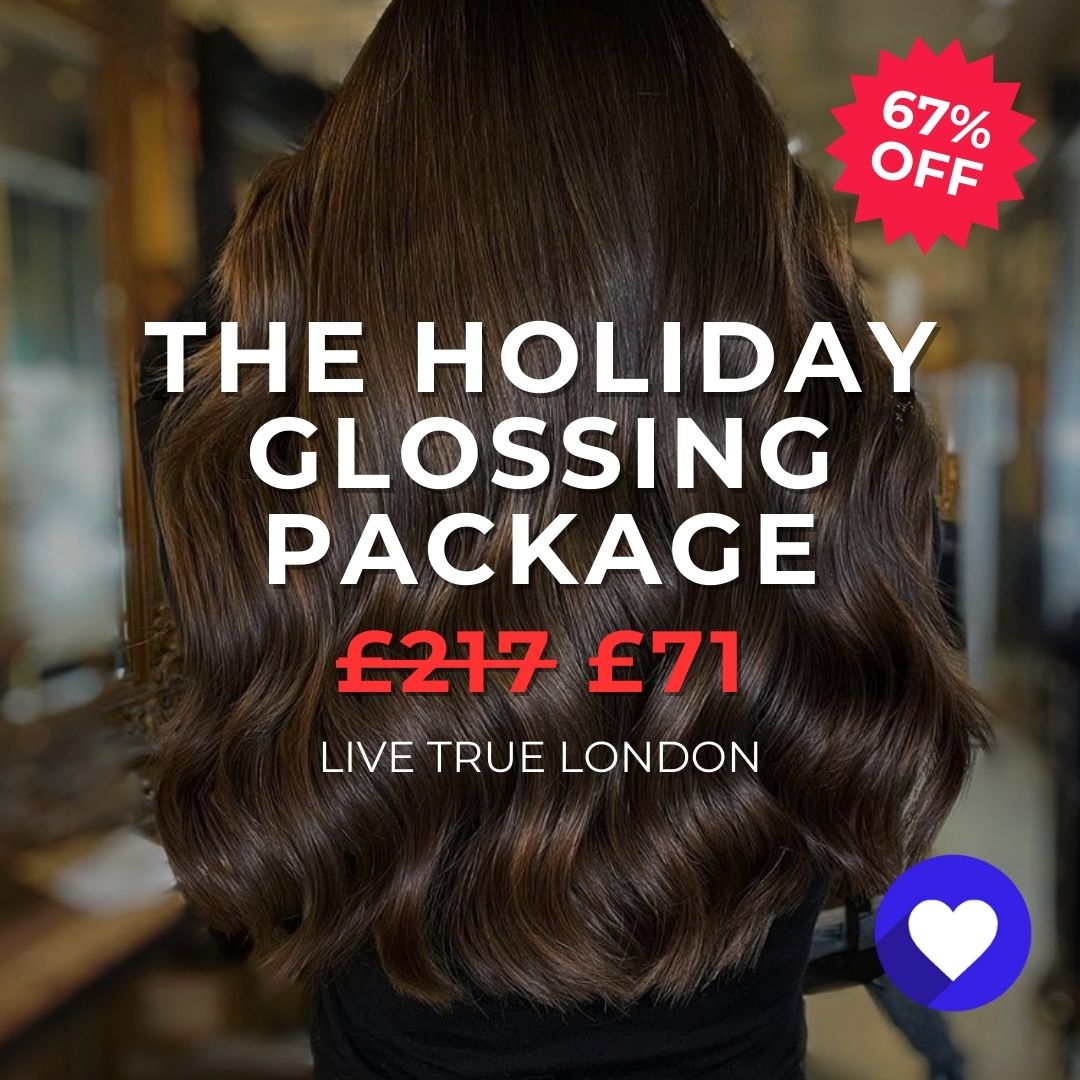 The Holiday Glossing Moisture Treatment & Cut & Blow Dry Package