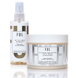 FUL Mask and Styling Spray BUNDLE, FUL, FUL London, FUL Styling Spray, FUL Hair Mask, FUL Intense Moisture Hair Mask
